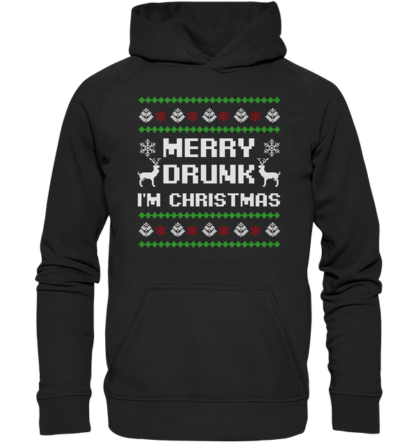 Merry Drunk I'am Christmas - Basic Unisex Hoodie