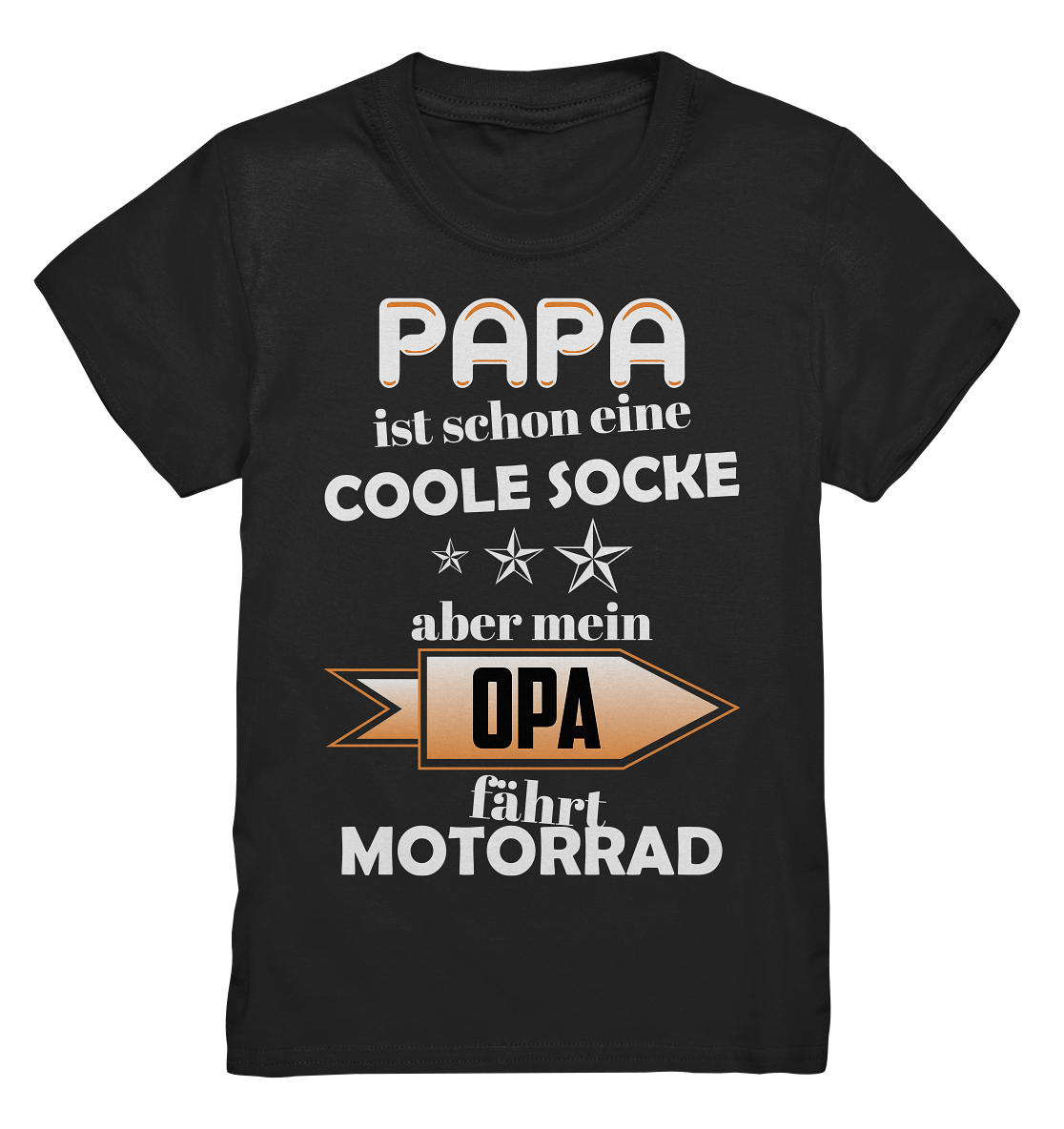 Papa cool aber Opa Boot · Kinder Premium Bio Sweatshirt main image 1