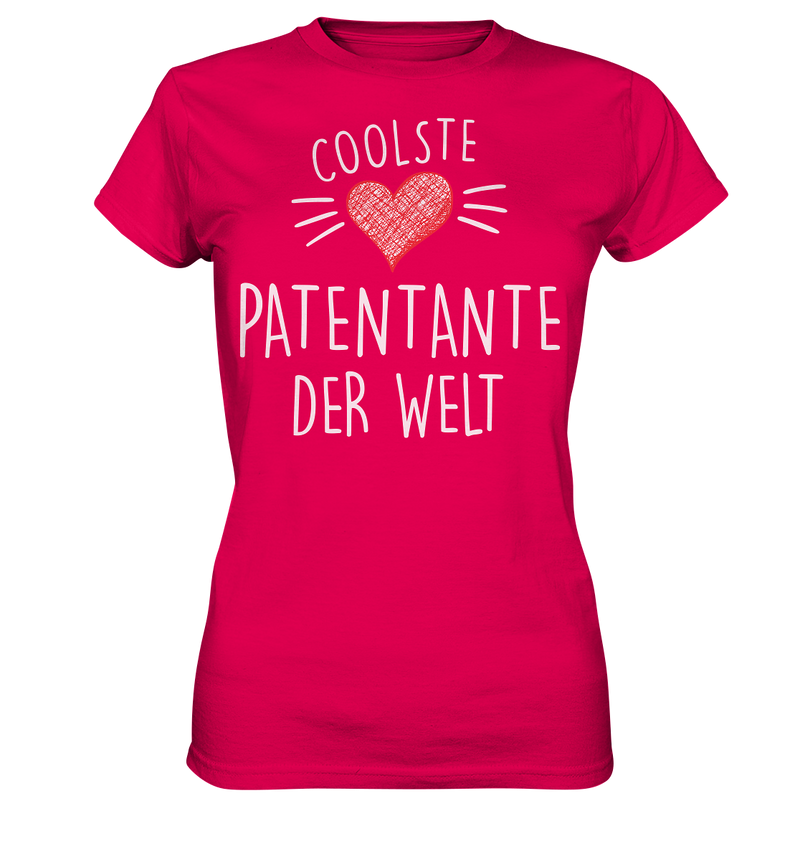 Coolste Patentante der Welt - Ladies Premium Shirt