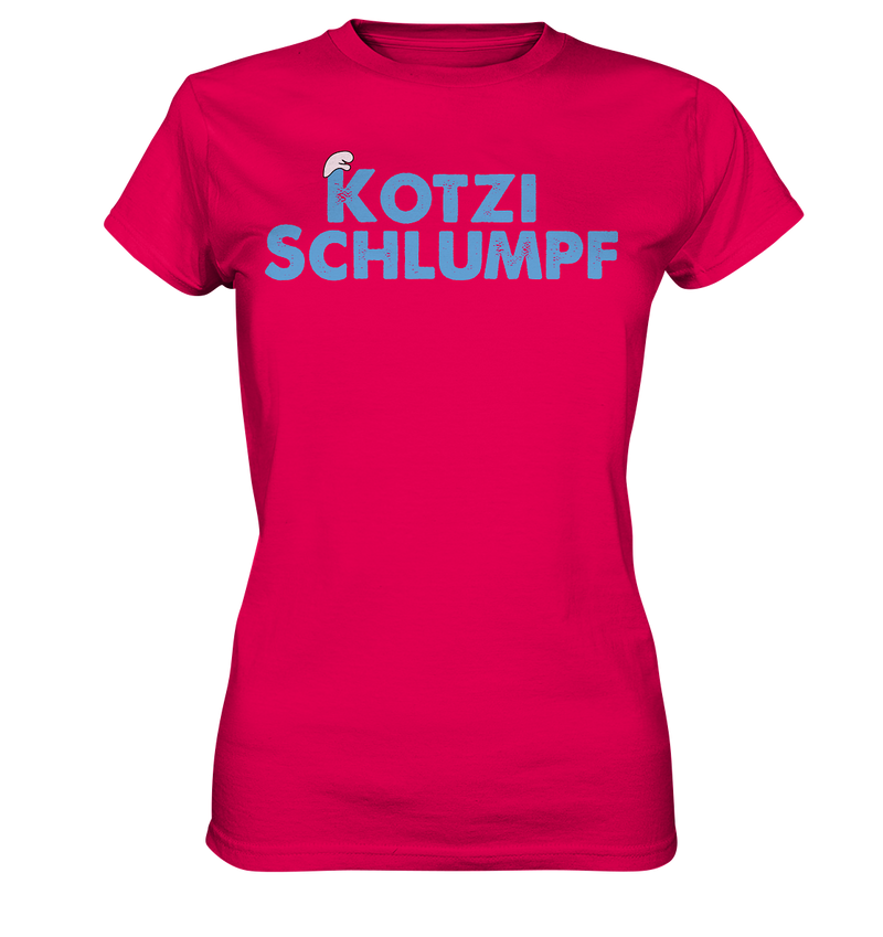 Kotzi Schlumpf - Ladies Premium Shirt