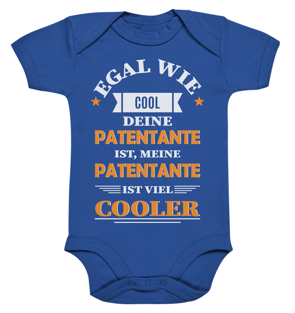Egal wie cool deine Patentante ist, meine Patentante ist cooler - Organic Baby Bodysuite