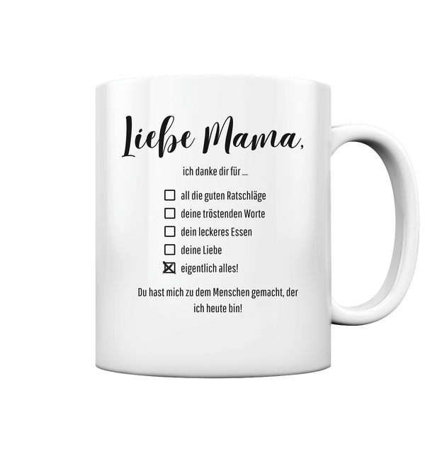 Liebe Mama - Tasse glossy