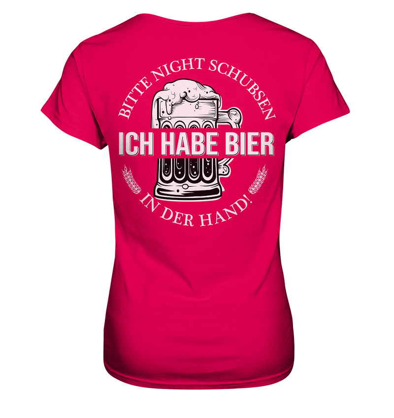 Bitte nicht schubsen - Ladies Premium Shirt