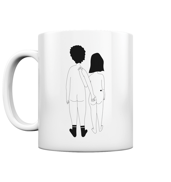 Naked Couple  - Tasse glossy