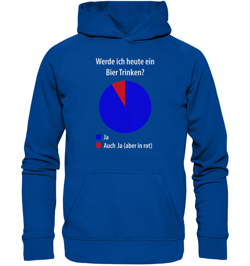 Werde ich heute ein Bier trinken? - Basic Unisex Hoodie