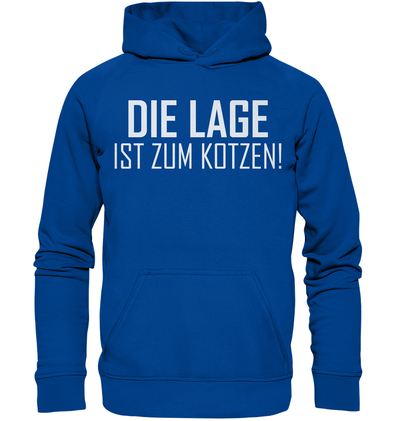 Die Lage ist zum kotzen! - Basic Unisex Hoodie