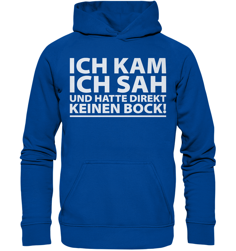 Ich kam, Ich sah - Basic Unisex Hoodie