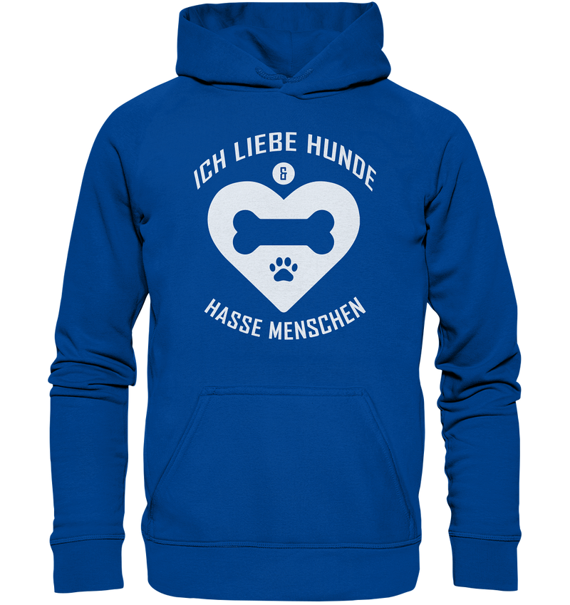 Ich liebe Hunde - Basic Unisex Hoodie