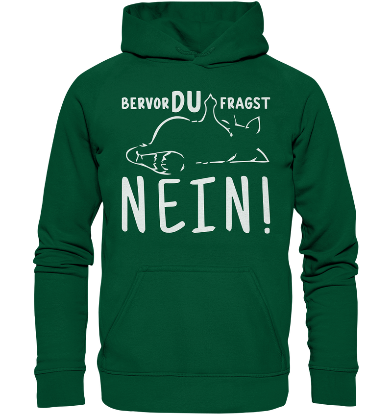 Bevor du fragst - Nein! - Basic Unisex Hoodie