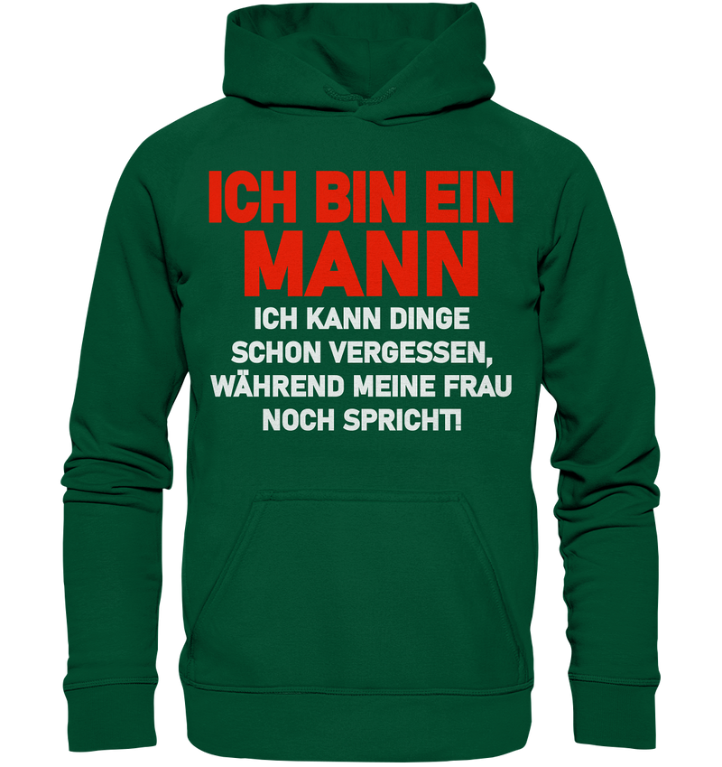 Ich bin ein Mann - Basic Unisex Hoodie