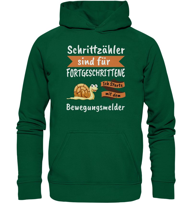 Schrittzähler sind für Fortgeschrittene - Basic Unisex Hoodie