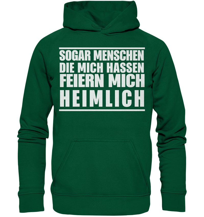 Feiern mich heimlich - Basic Unisex Hoodie