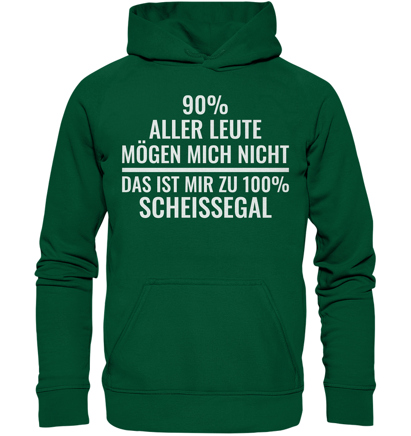 90% aller Leute mögen mich nicht - Basic Unisex Hoodie