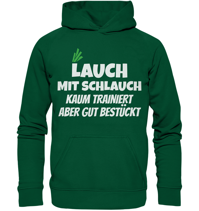 Lauch mit Schlauch - Basic Unisex Hoodie