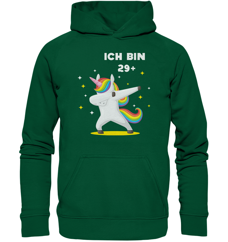 Ich bin 29+ - Basic Unisex Hoodie