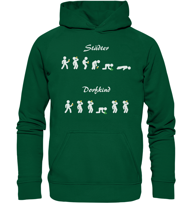 Städter vs Dorfkinder - Basic Unisex Hoodie