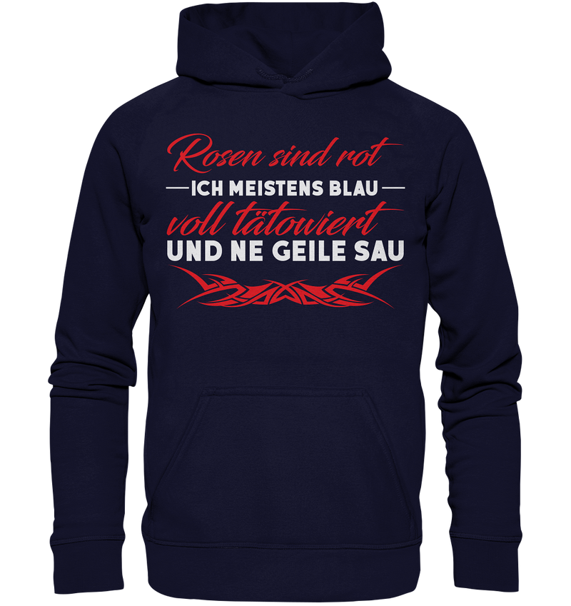 Rosen sind rot - Basic Unisex Hoodie