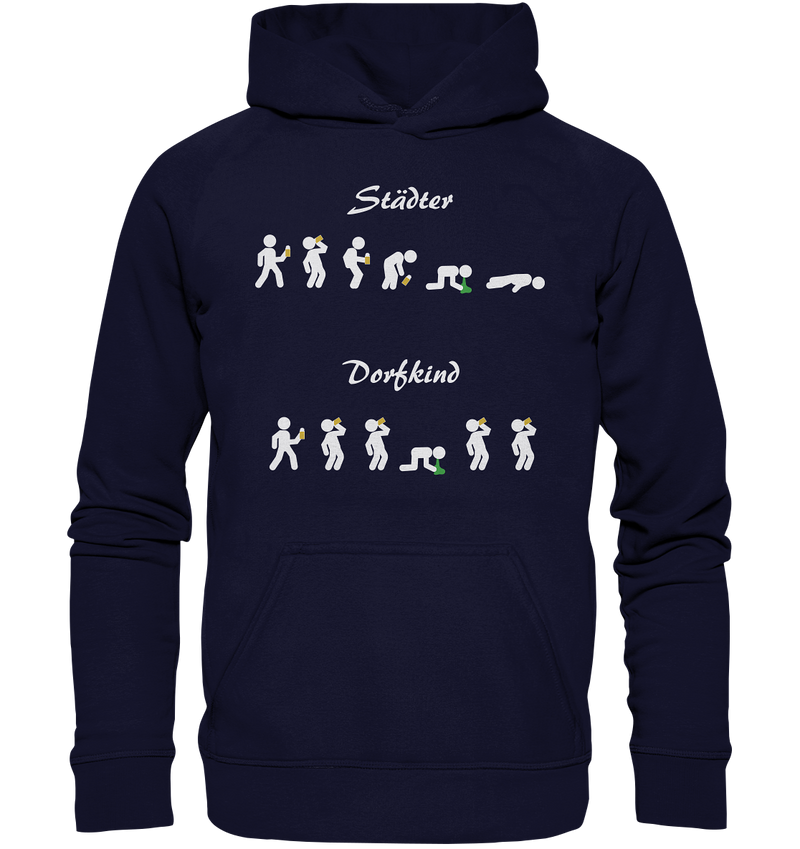 Städter vs Dorfkinder - Basic Unisex Hoodie