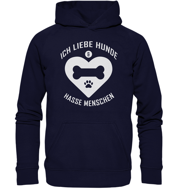 Ich liebe Hunde - Basic Unisex Hoodie