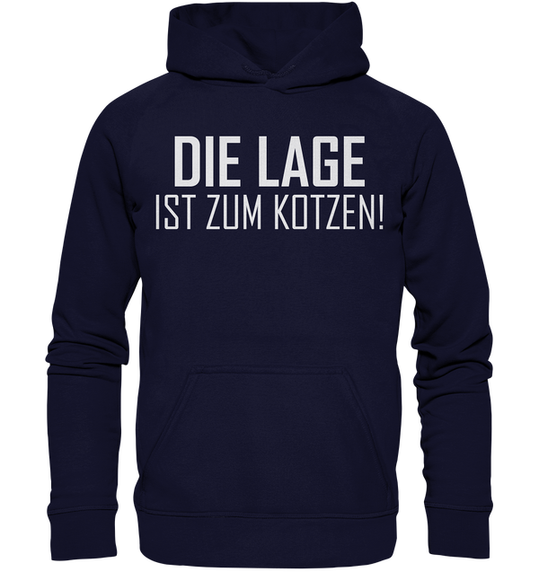 Die Lage ist zum kotzen! - Basic Unisex Hoodie