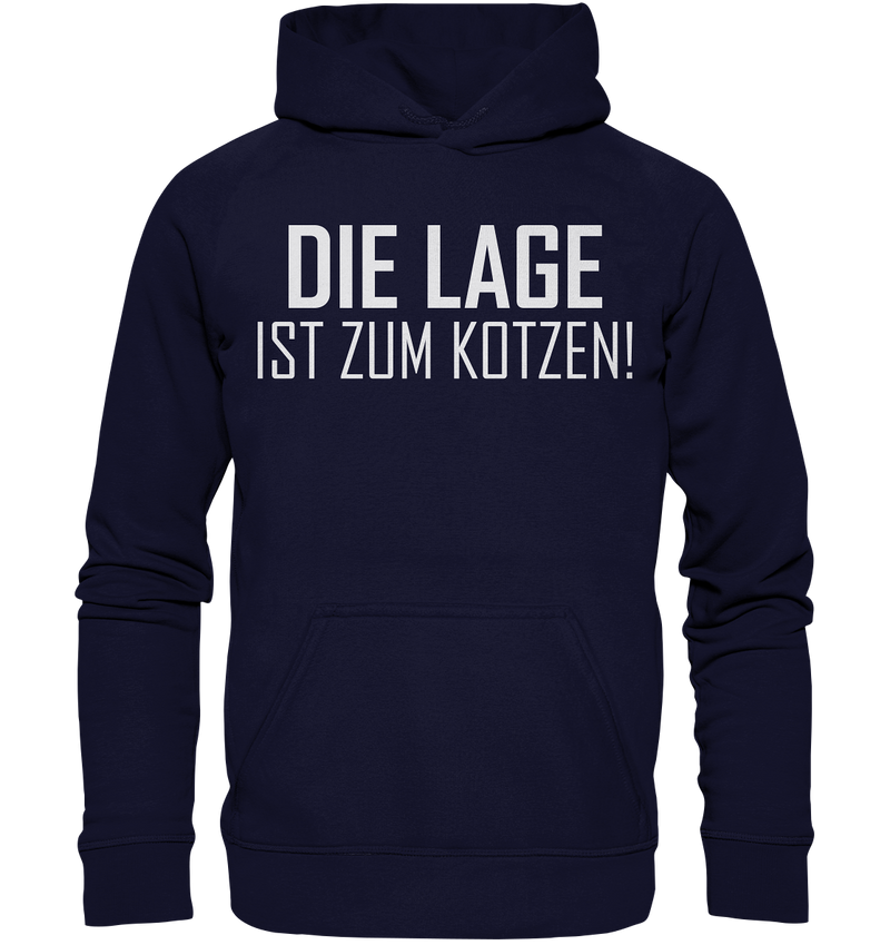 Die Lage ist zum kotzen! - Basic Unisex Hoodie