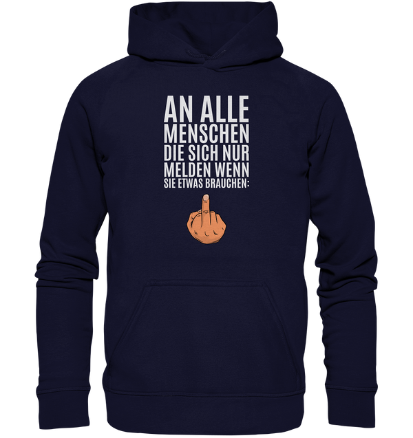 An Alle Menschen - Basic Unisex Hoodie