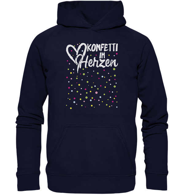 Konfetti im Herzen - Basic Unisex Hoodie