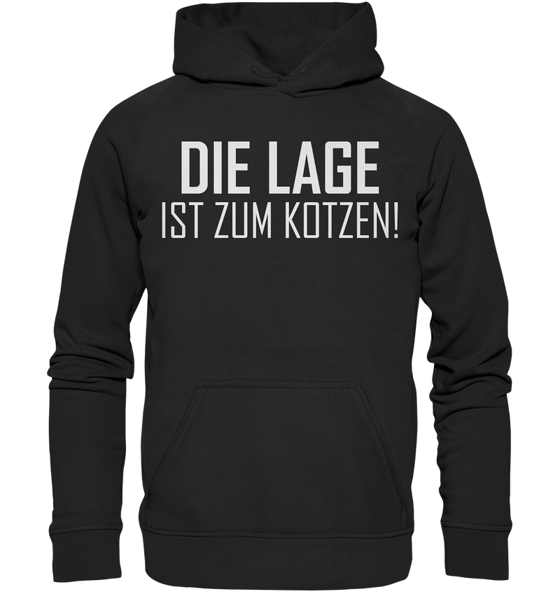 Die Lage ist zum kotzen! - Basic Unisex Hoodie