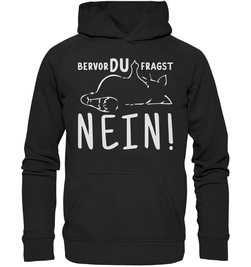 Bevor du fragst - Nein! - Basic Unisex Hoodie