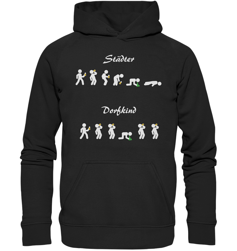 Städter vs Dorfkinder - Basic Unisex Hoodie