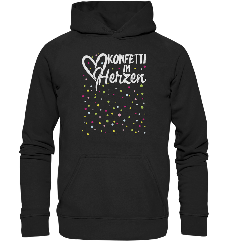 Konfetti im Herzen - Basic Unisex Hoodie