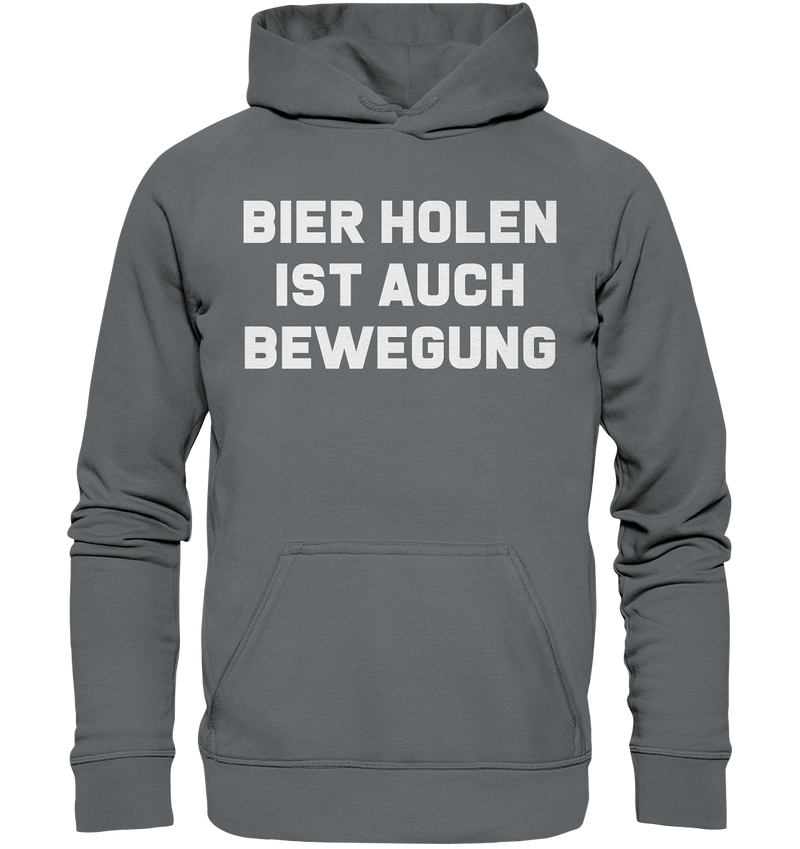 Bier holen ist auch bewegung - Basic Unisex Hoodie