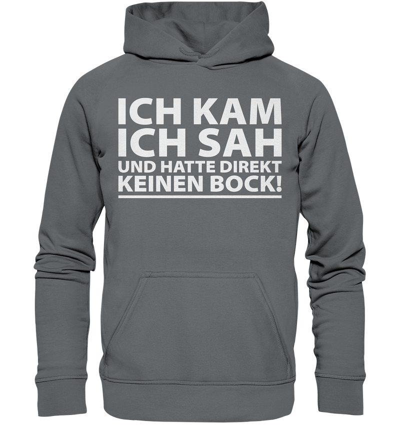 Ich kam, Ich sah - Basic Unisex Hoodie