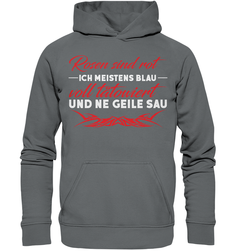 Rosen sind rot - Basic Unisex Hoodie