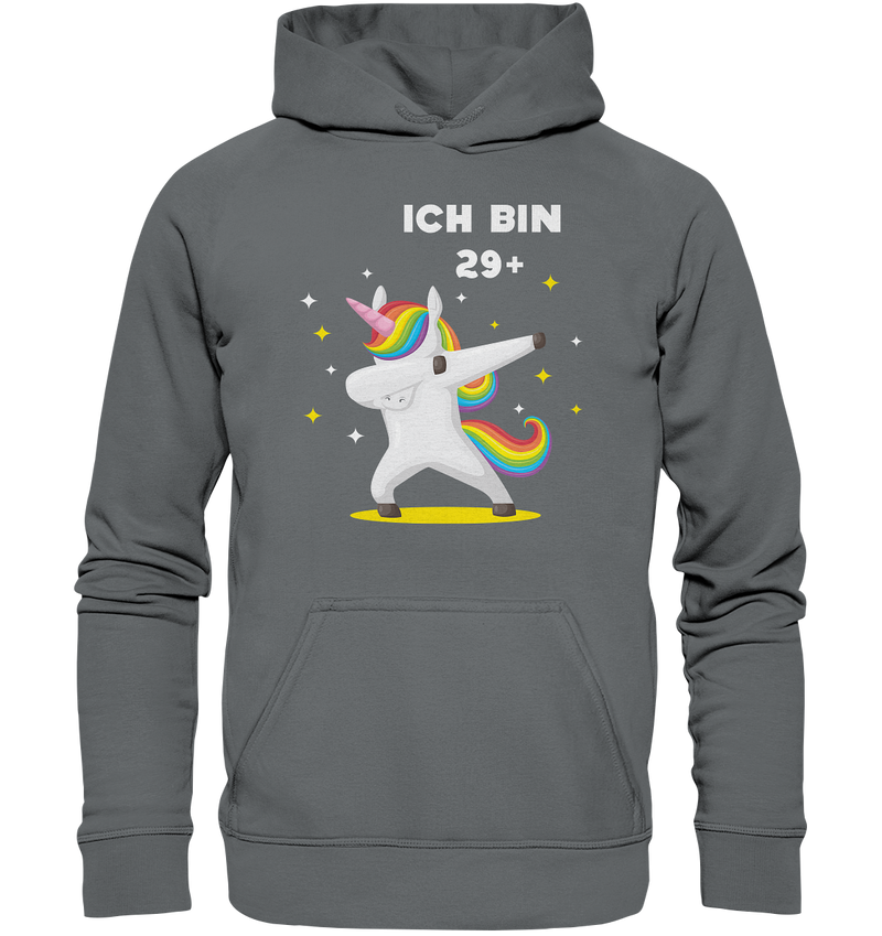 Ich bin 29+ - Basic Unisex Hoodie