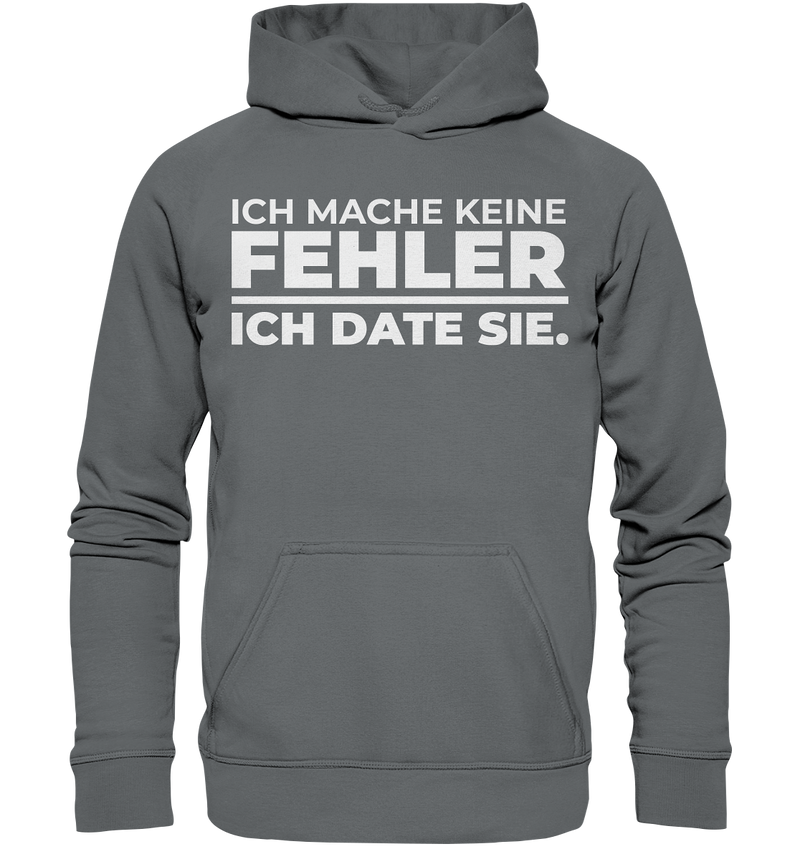 Ich mache keine Fehler - Basic Unisex Hoodie