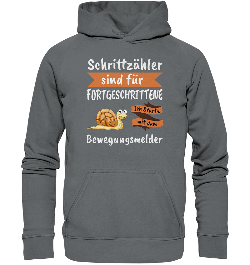 Schrittzähler sind für Fortgeschrittene - Basic Unisex Hoodie