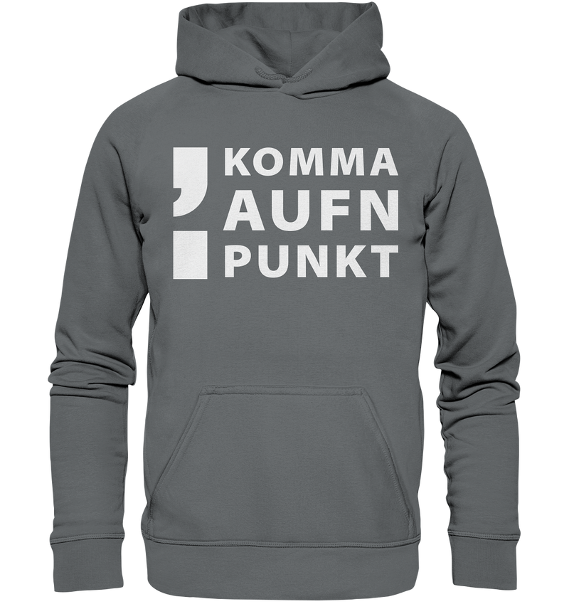 Komma aufn Punkt - Basic Unisex Hoodie