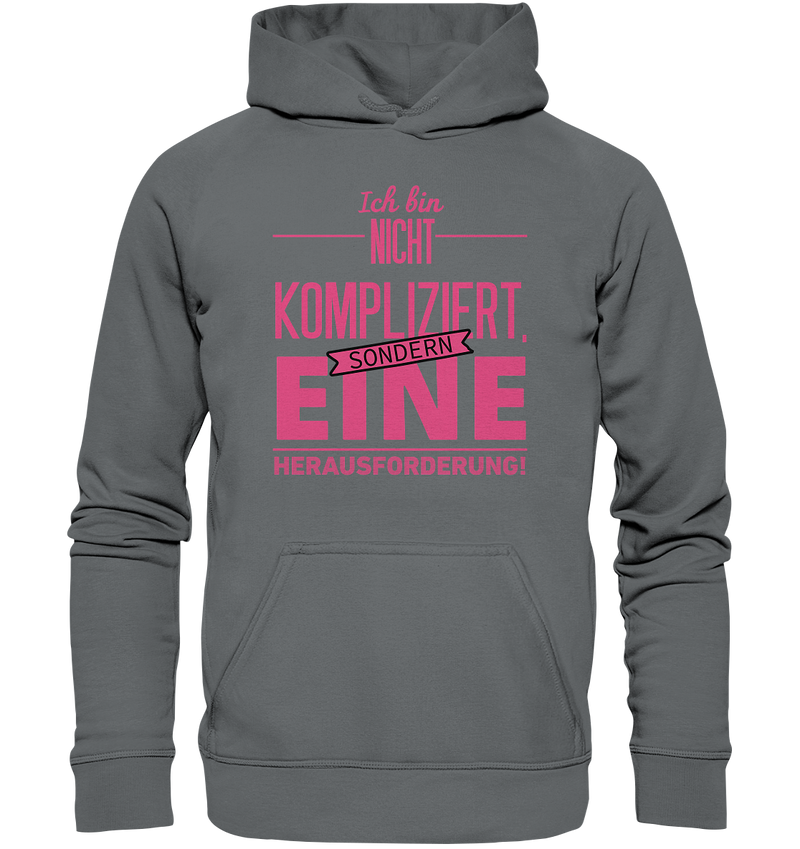 Ich bin nicht kompliziert - Basic Unisex Hoodie