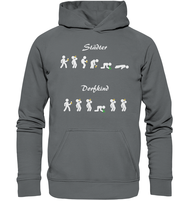 Städter vs Dorfkinder - Basic Unisex Hoodie