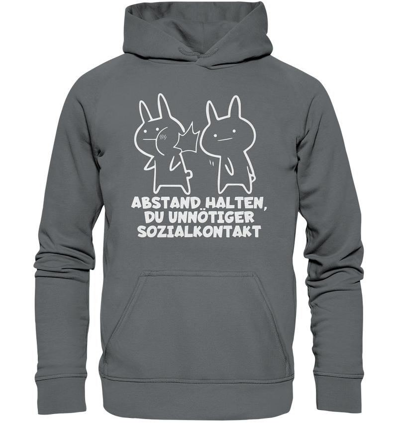 Abstand halten - Basic Unisex Hoodie