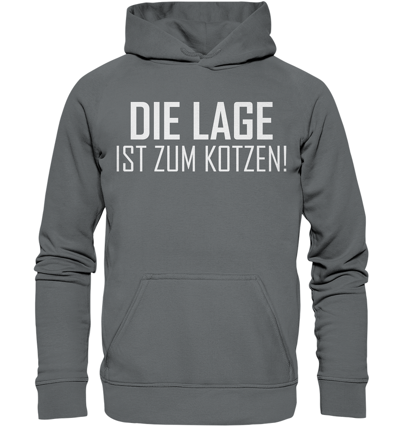 Die Lage ist zum kotzen! - Basic Unisex Hoodie