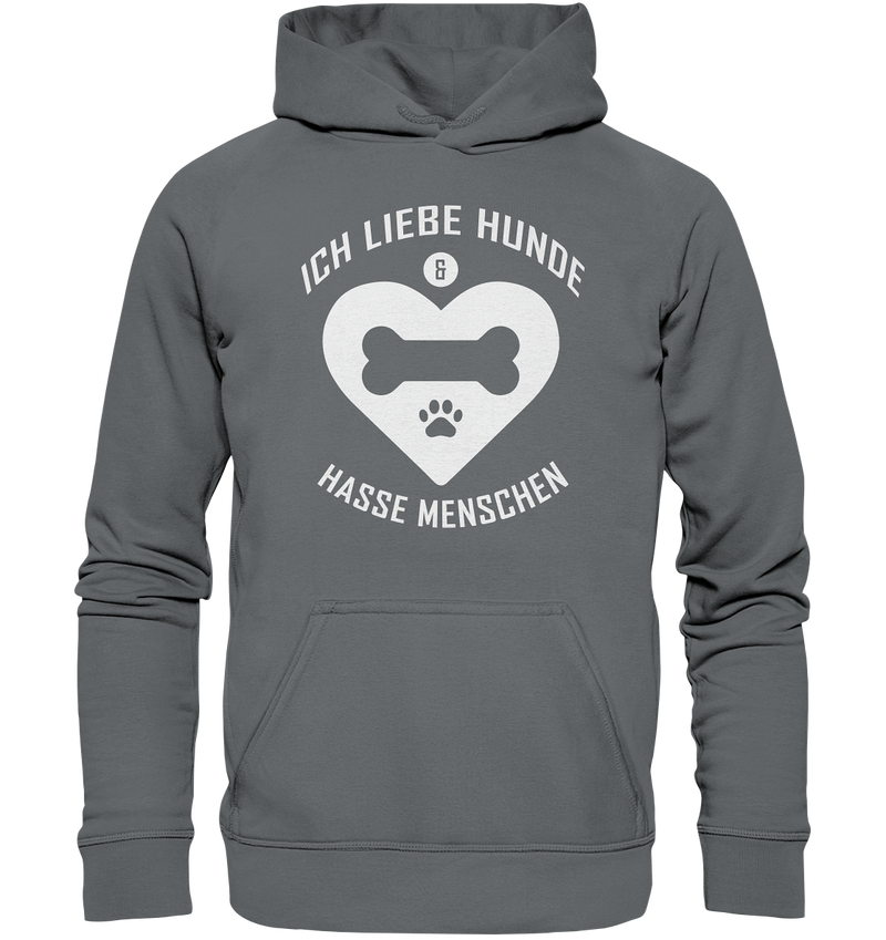 Ich liebe Hunde - Basic Unisex Hoodie