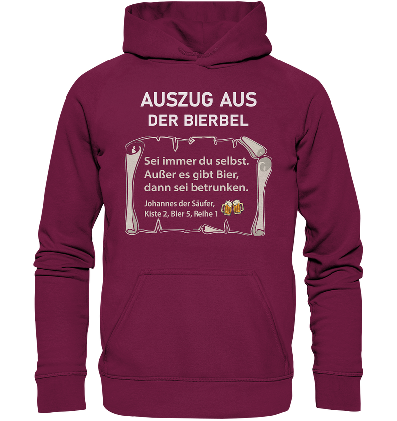 Auszug aus der Bierbel - Basic Unisex Hoodie