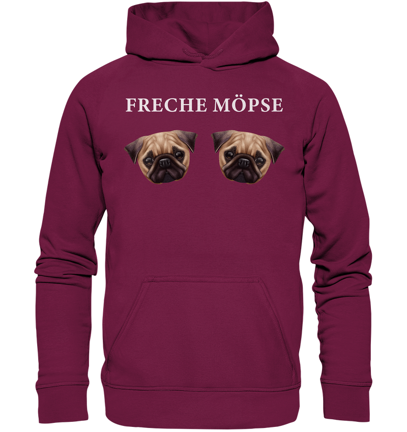 Freche Möpse - Basic Unisex Hoodie