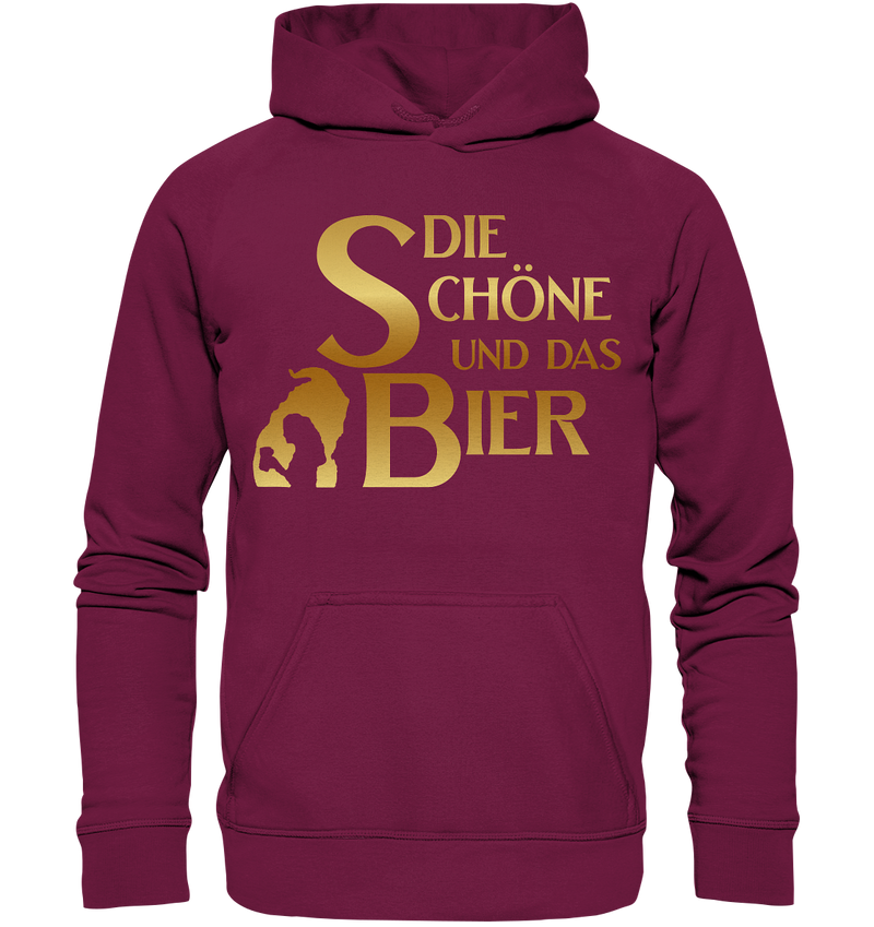 Die Schöne und das Bier - Basic Unisex Hoodie