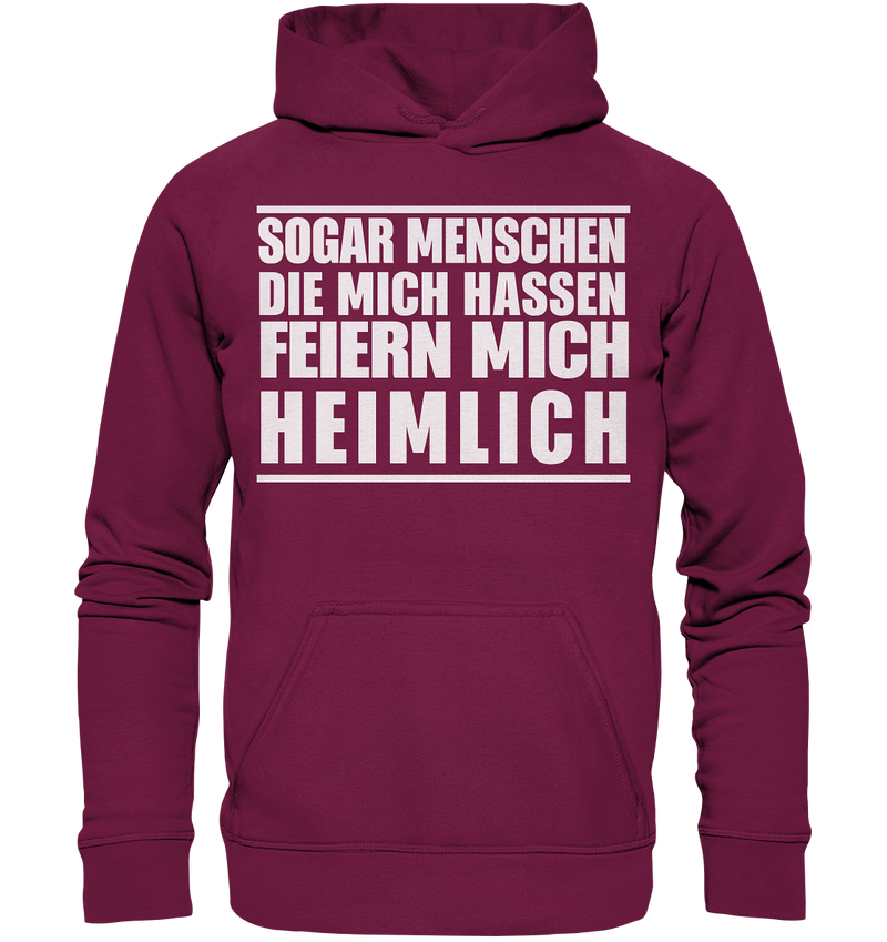 Feiern mich heimlich - Basic Unisex Hoodie