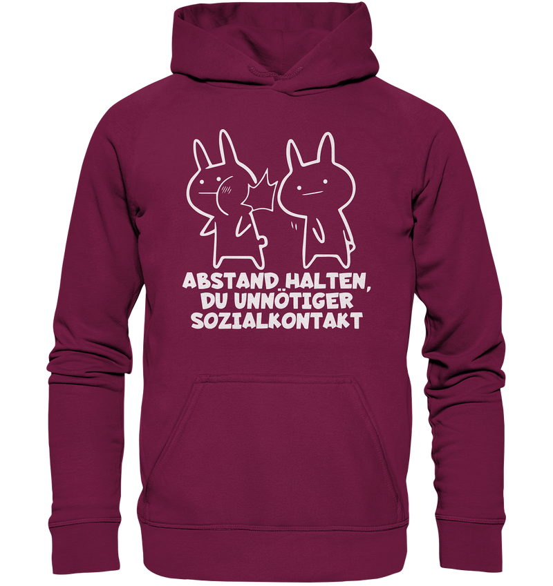 Abstand halten - Basic Unisex Hoodie