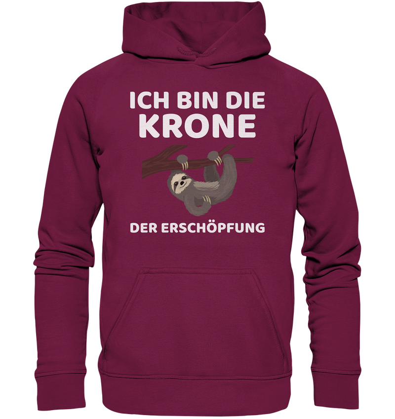 Ich bin die Krone - Basic Unisex Hoodie