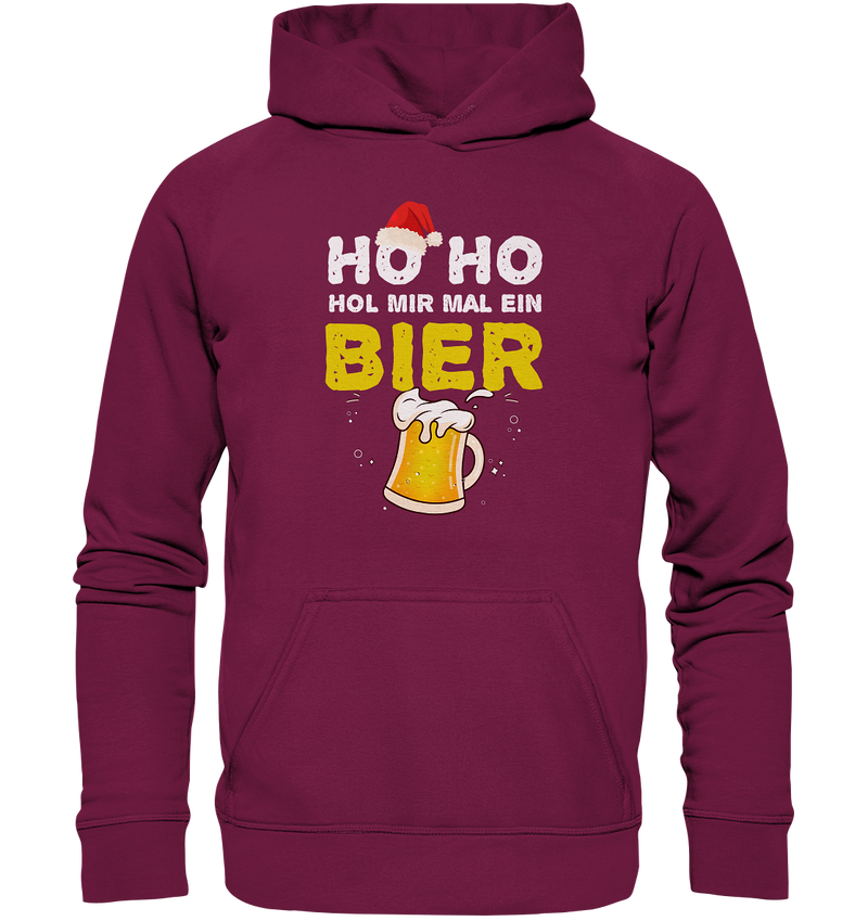 Ho Ho hol mir mal ein Bier - Basic Unisex Hoodie